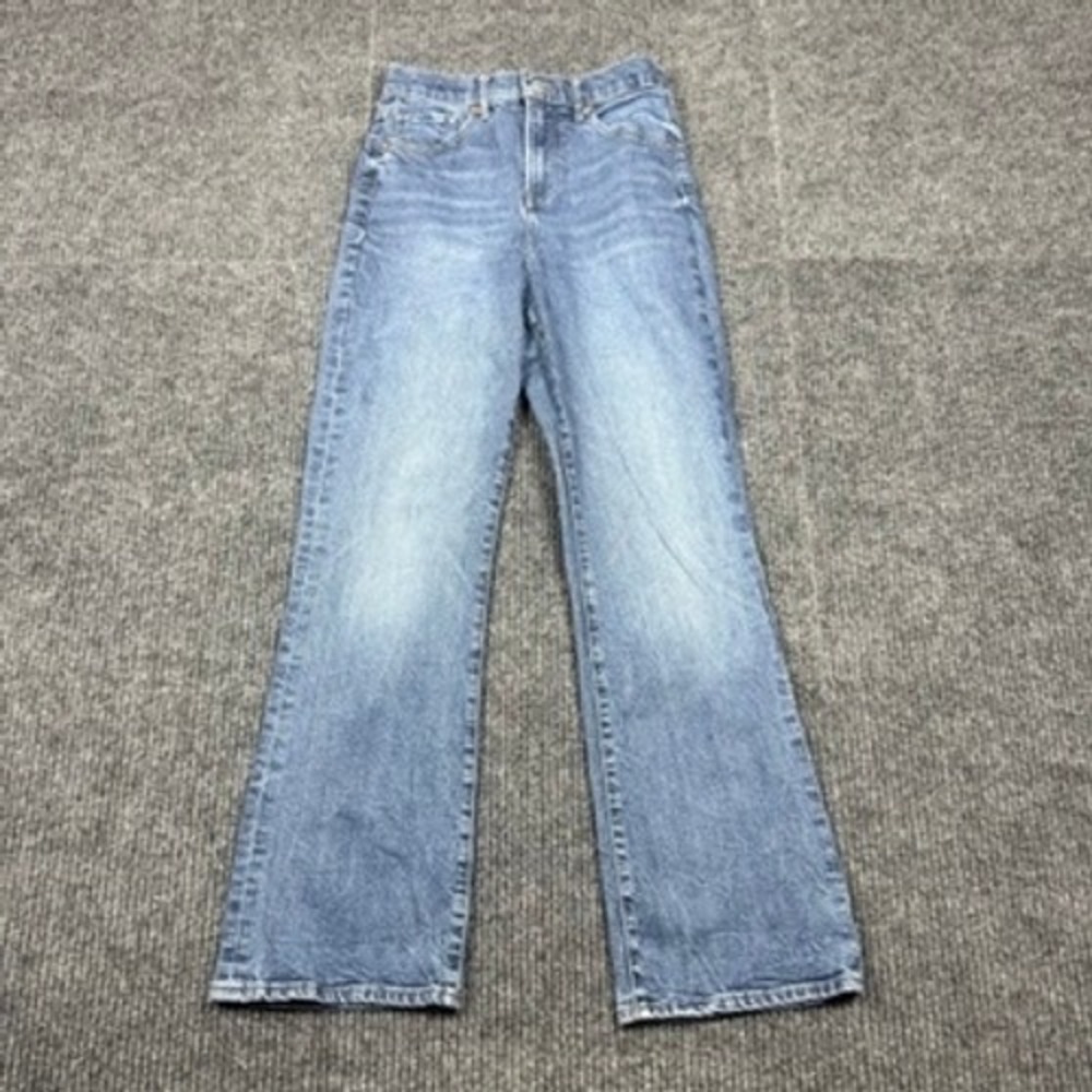 Express 90s Boot High Rise Jeans Womens Size 2S Blue Denim Medium Wash 006700757